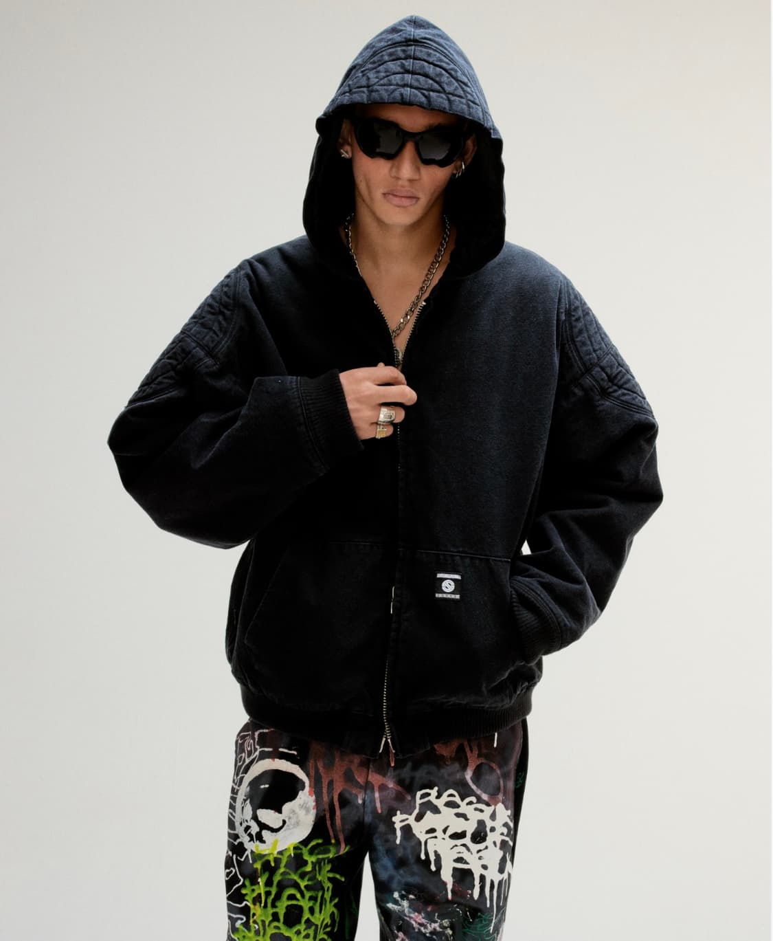 INSANE GARAGE Hoodie Work Jacket 상품이미지9