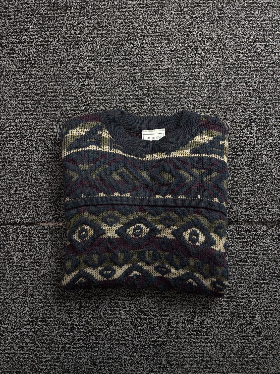 BURTON UK 아카이브 케이블 패턴 스웨터 1969 상품이미지1