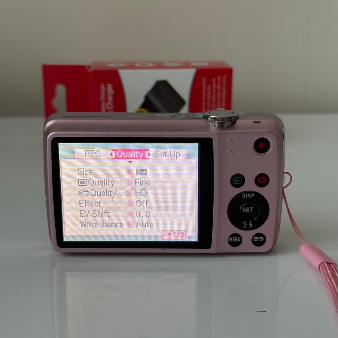 카시오 엑슬림 Z550 핑크 / Casio Exilim Z550 PINK 상품이미지7