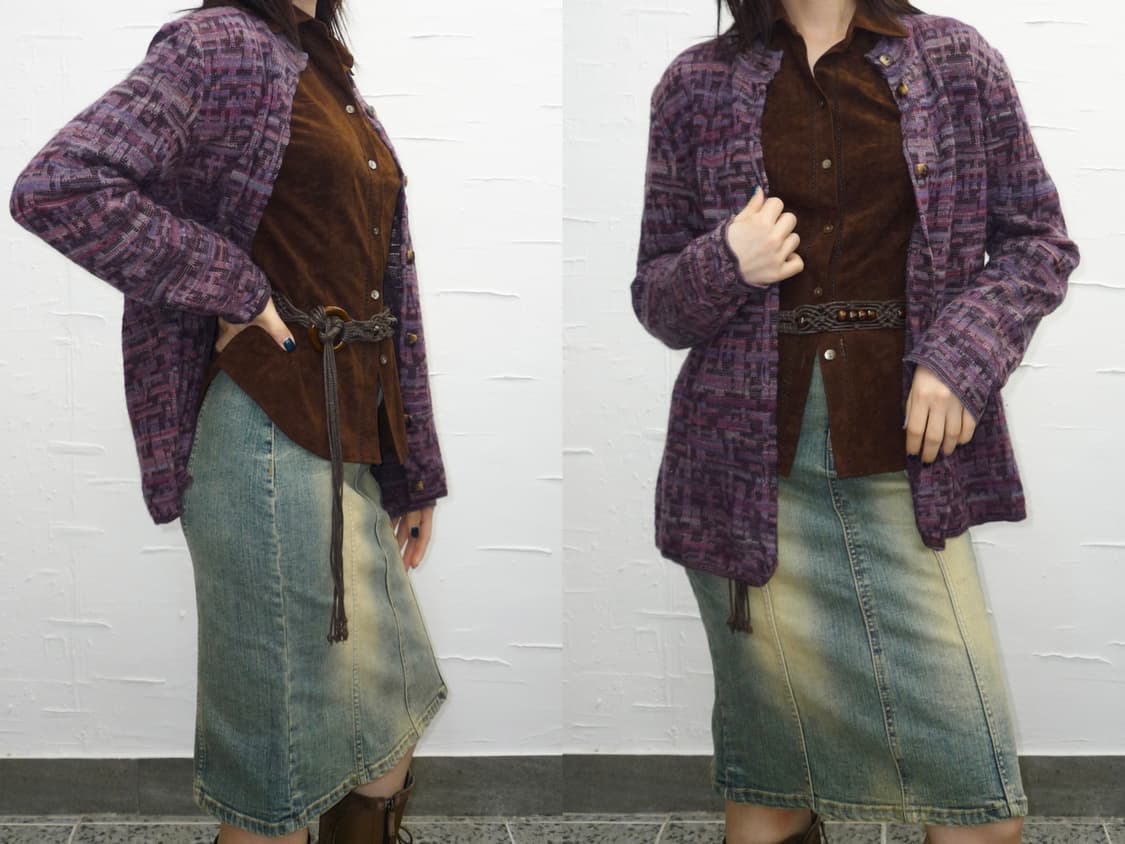 ombre violet cardigan 상품이미지2