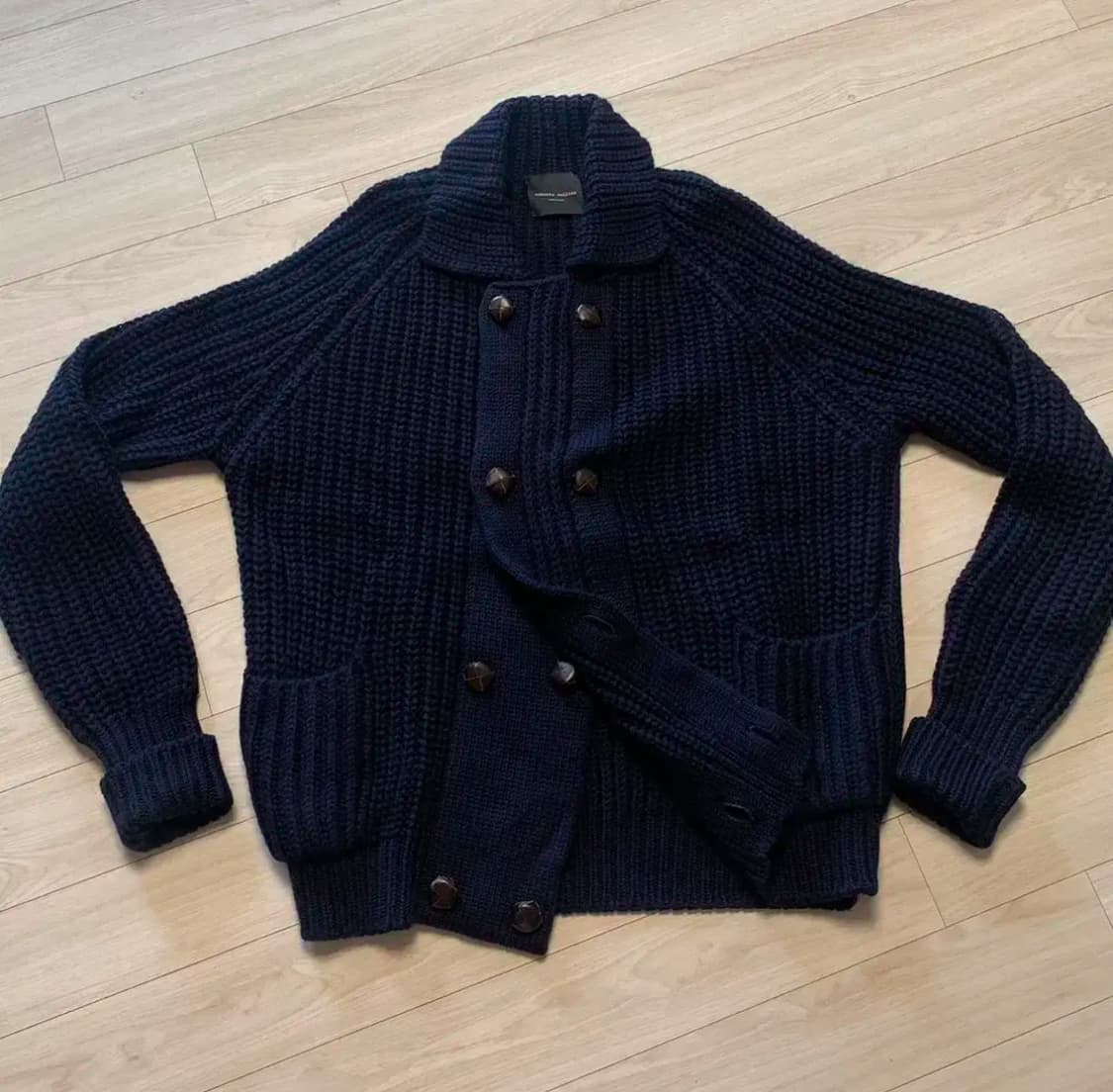 로베르타 콜리나 울 더블 가디건 52 (105-110) 상품이미지2