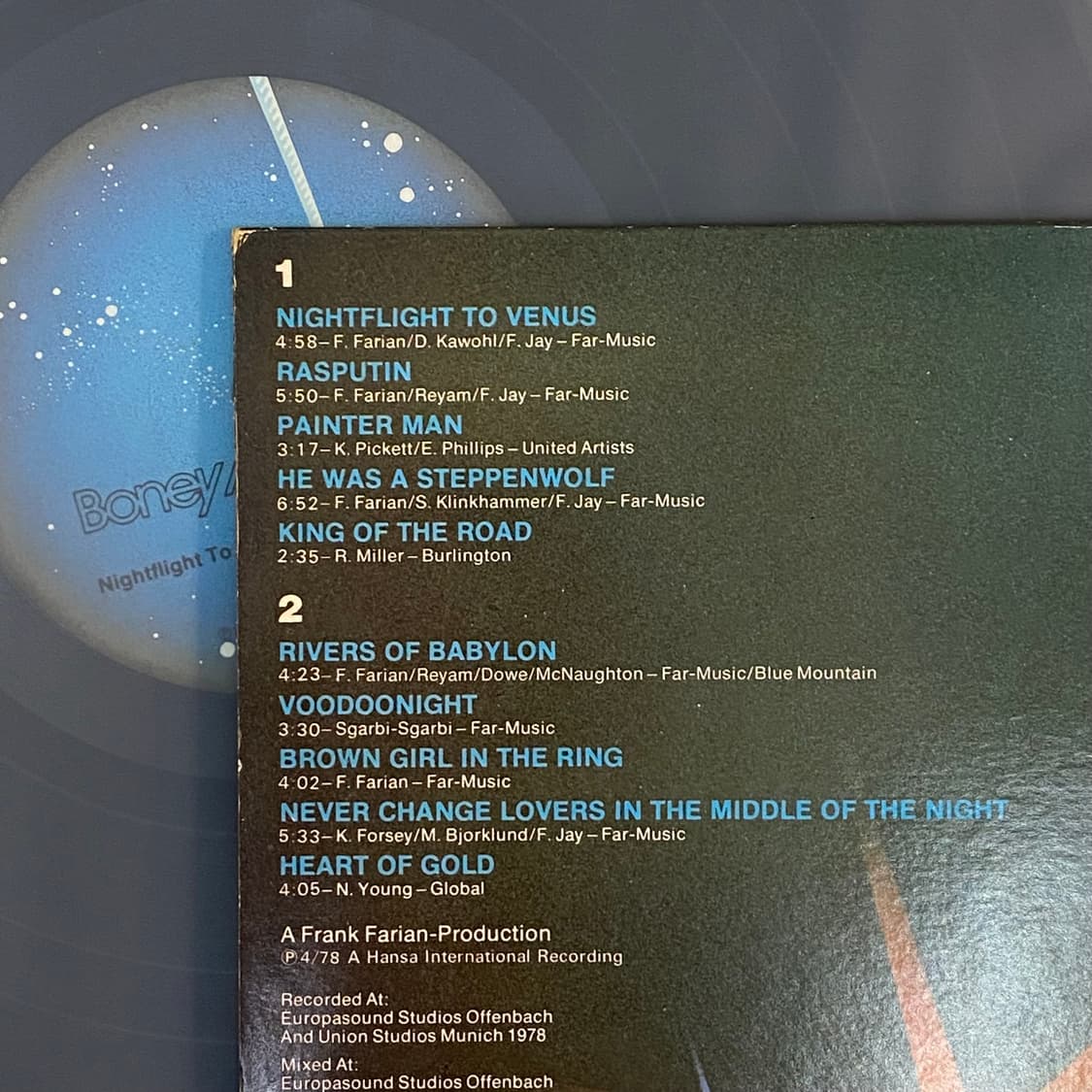 (LP) Boney M.-Nightflight To Venus 상품이미지7