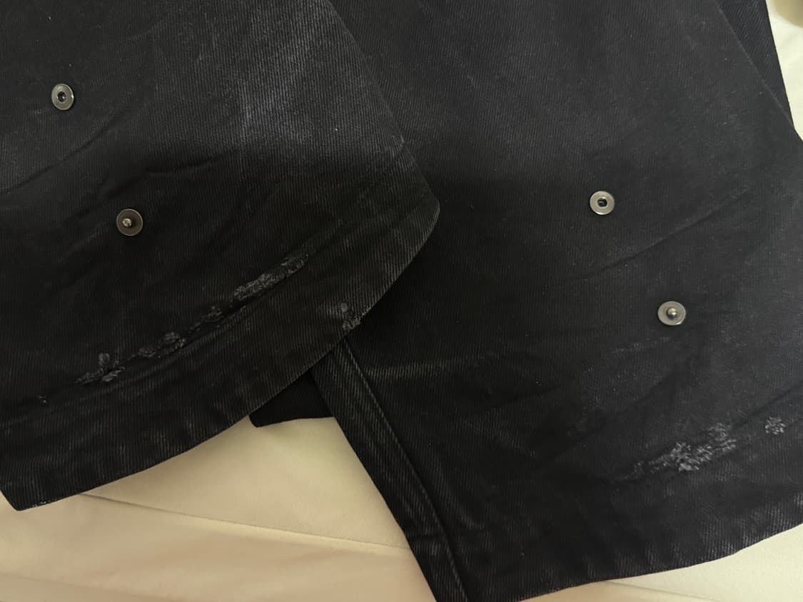 비엑세스 Eyelet Button Black Jeans 1 상품이미지3