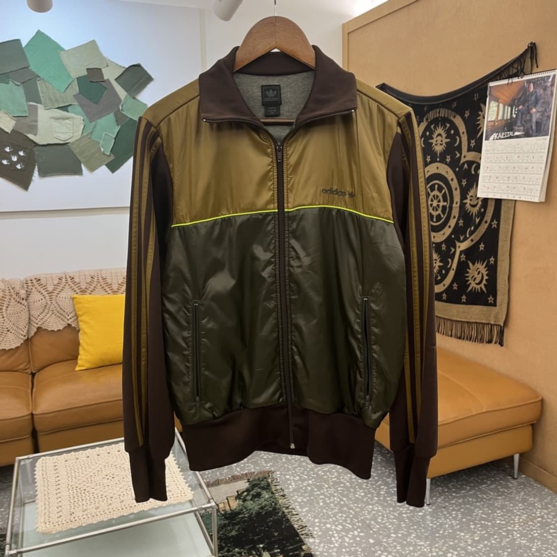 아디다스 올드스쿨 흑탭 초코브라우니 유로파 져지 집업 95 C11985 상품이미지3