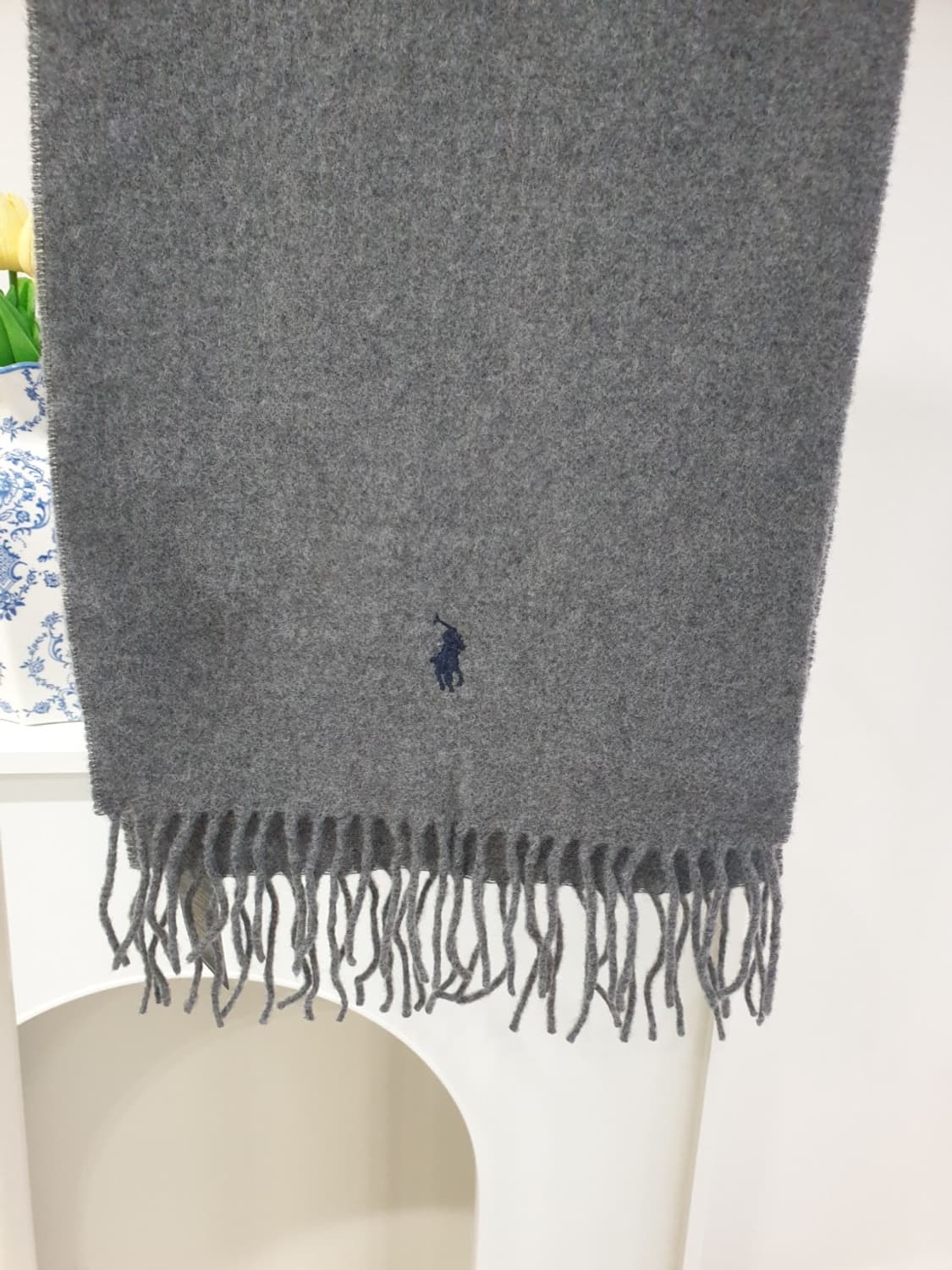 폴로 랄프로렌 그레이 머플러(새것) 상품이미지6