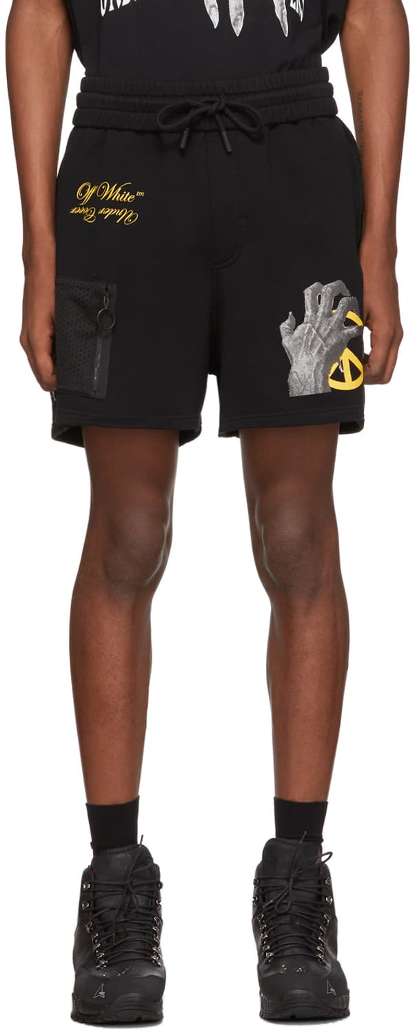 [S] 오프화이트 x 언더커버 블랙 에디션 메쉬 포켓 쇼츠 상품이미지2