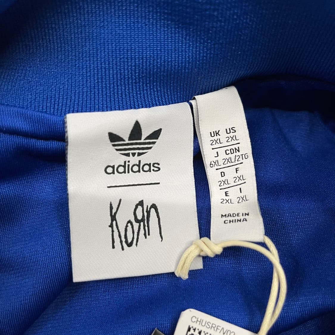 [정품/2XL]  Korn x 아디다스 블랙 스팽글 트레이닝 셋업 b15 상품이미지4