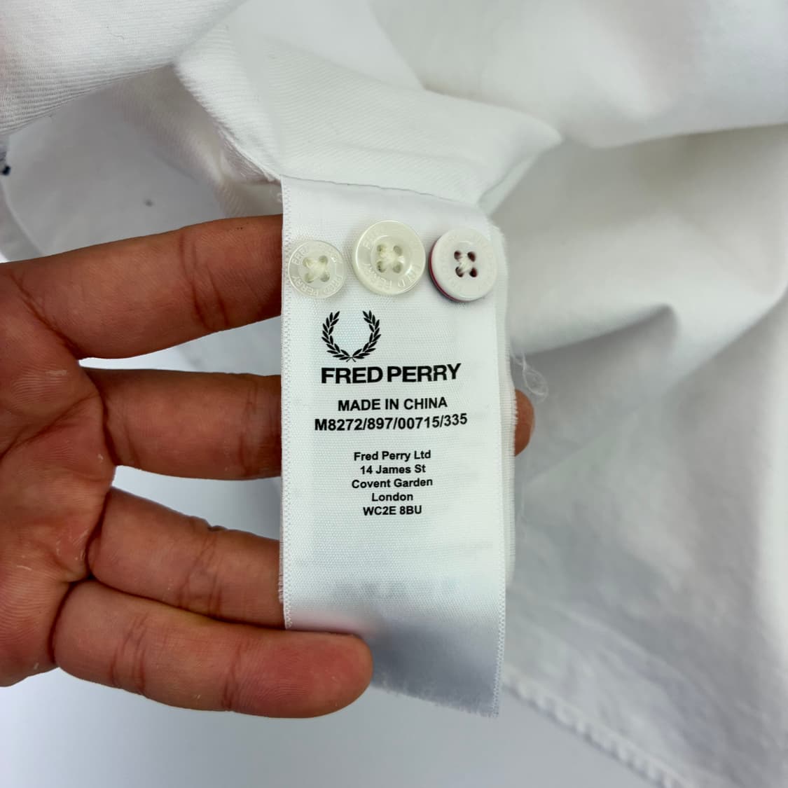 Fredperry  프레드페리 자수 옥스퍼드 셔츠 상품이미지6