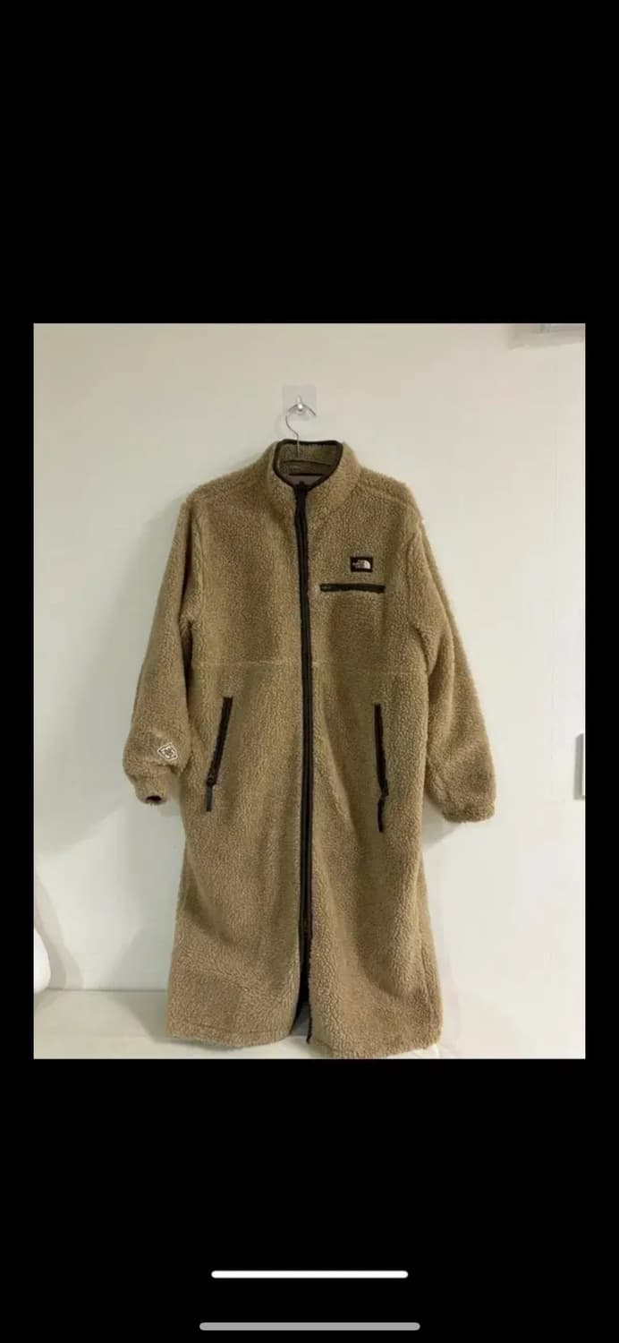 노스페이스 뽀글이 롱 코트 브라운 상품이미지1