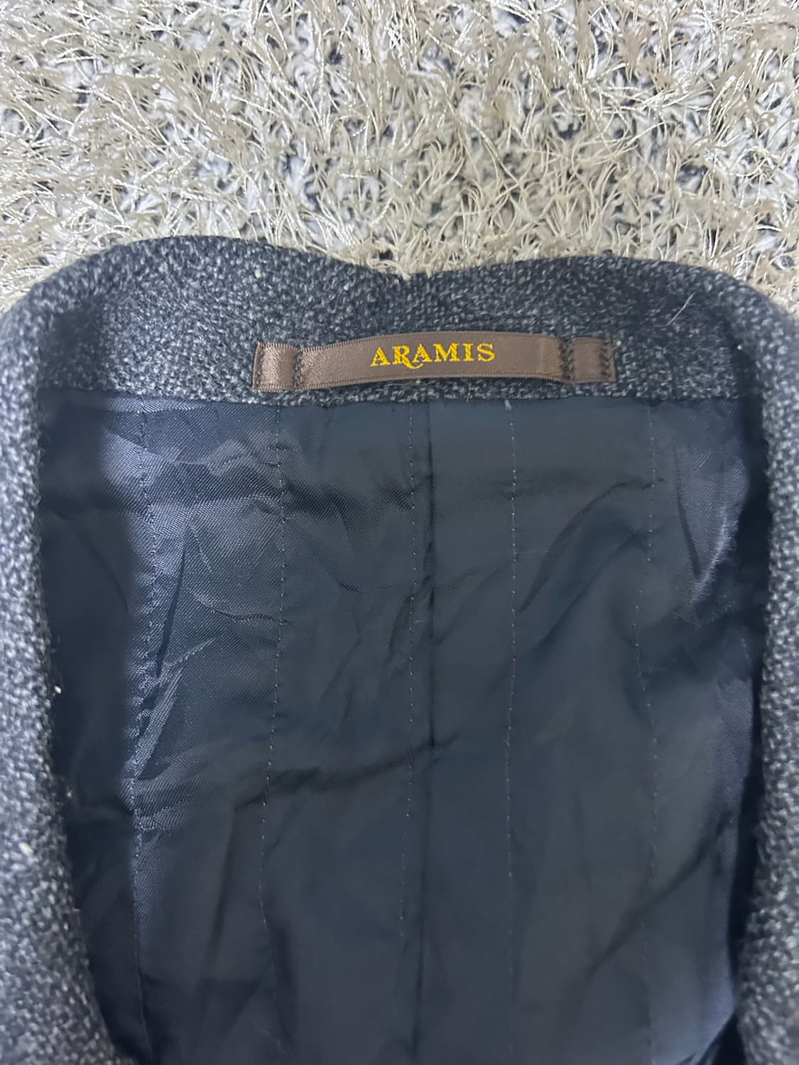 일제 아라미스 체크 블레이저 사이즈 105~110 상품이미지3