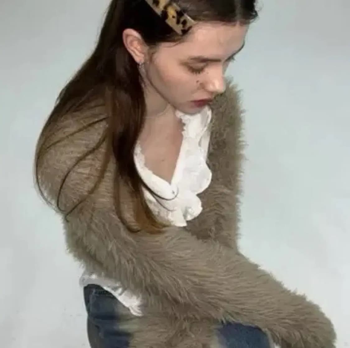 시눈 퍼 볼레로 가디건 상품이미지1