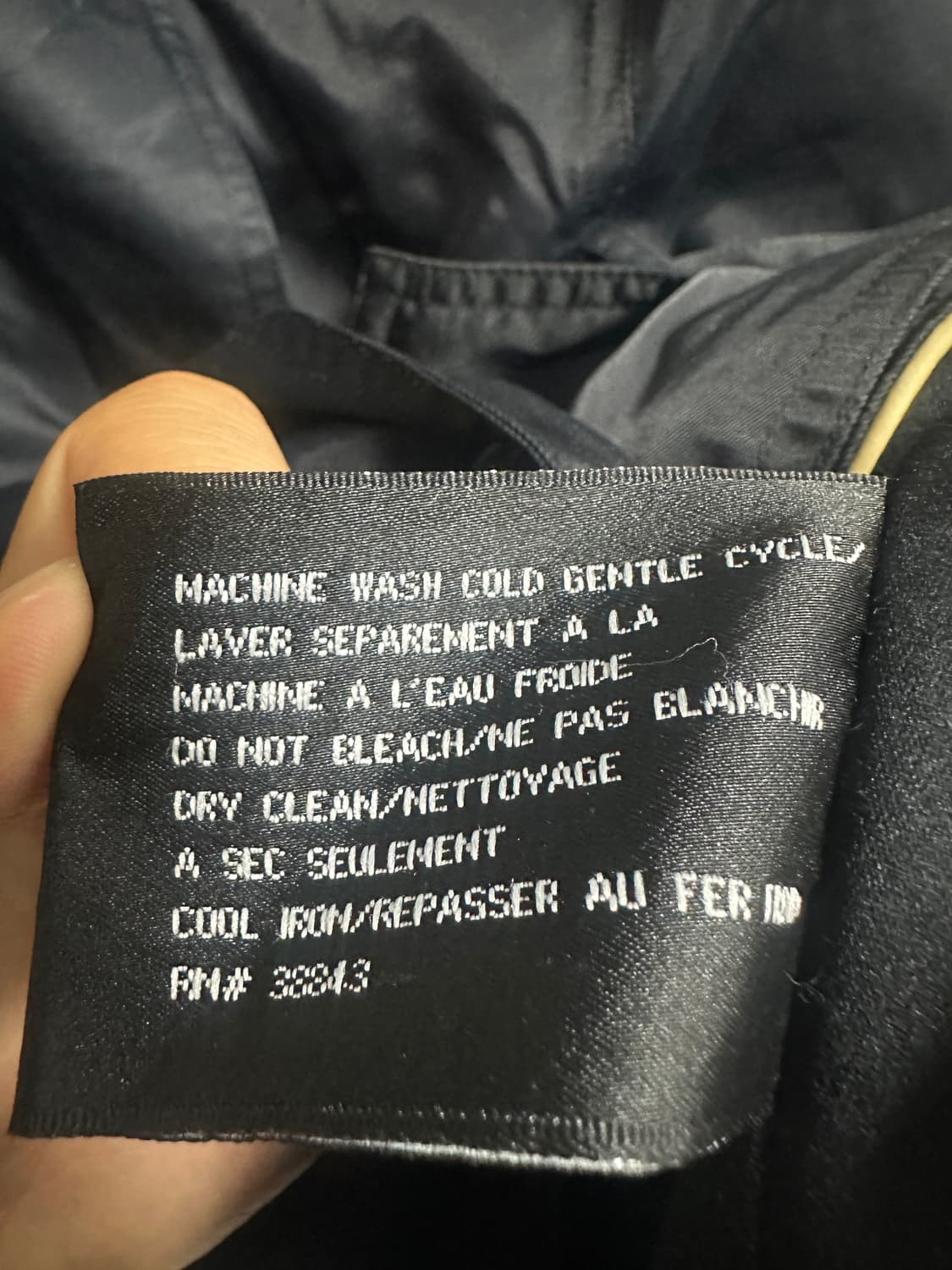 DKNY 블랙 벨티드 트렌치 코트 상품이미지4