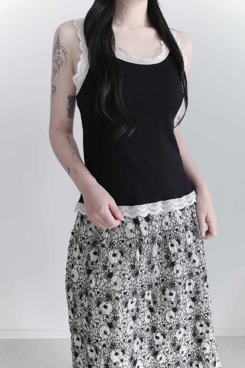lace sleeveless 상품이미지5