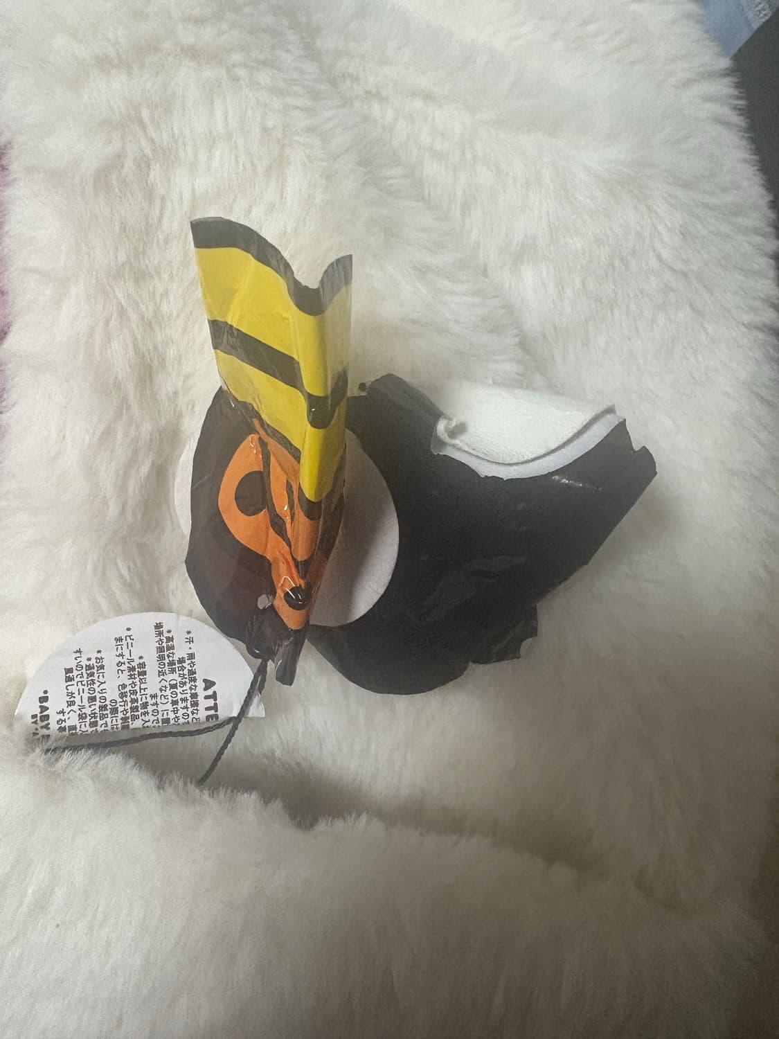 베이프 무슨 털달린 모자+목도리+장갑 이어져 잇는 거 상품이미지2