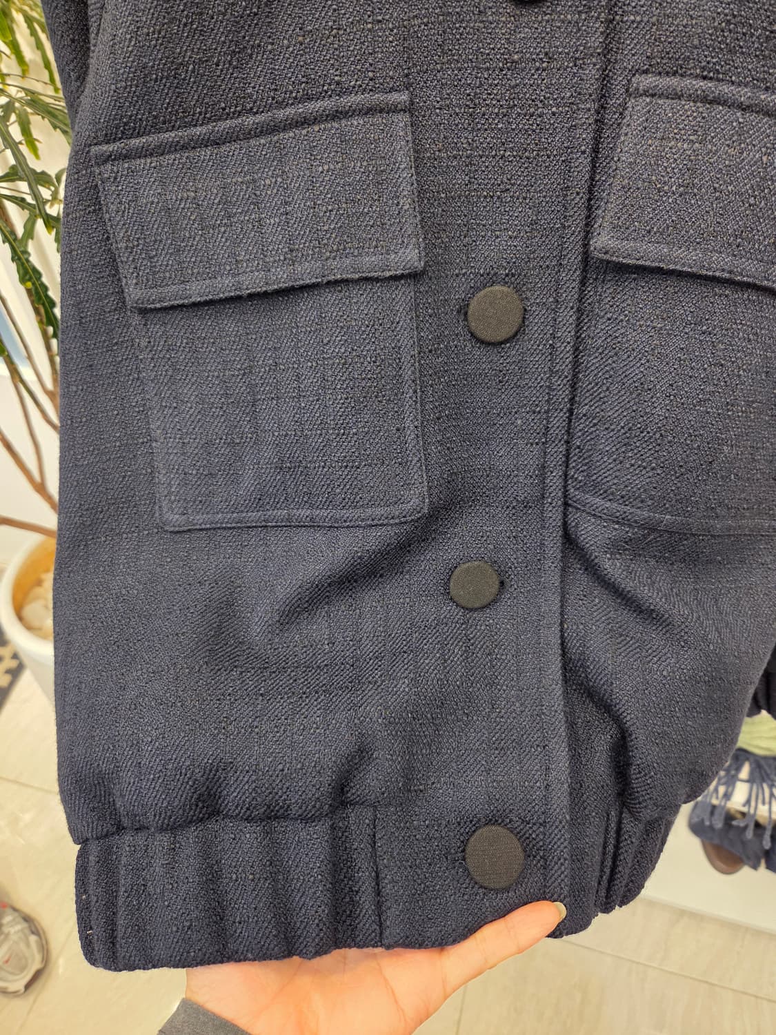 럭키슈에뜨 카라 집업 점퍼 상품이미지5