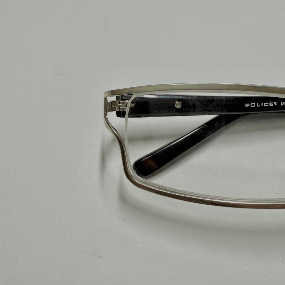 [희귀]빈티지 안경 [폴리스(POLICE) 실버 메탈 안경] 상품이미지6