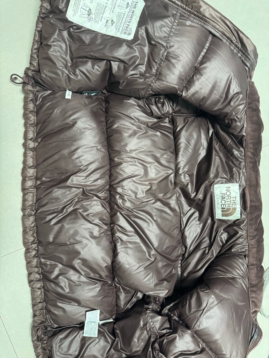 노스페이스 화이트 라벨 노벨티 눕시다운 자켓 코코아 브라운 상품이미지4