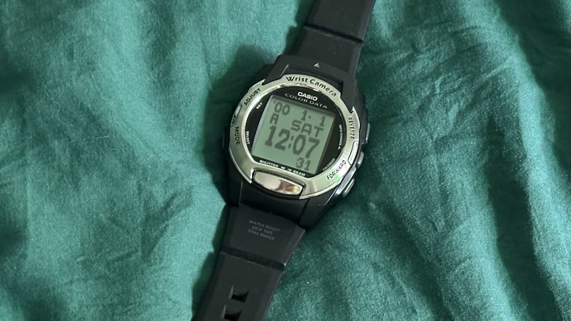 빈티지 카시오 카메라 시계 (casio wqv 3) 상품이미지2