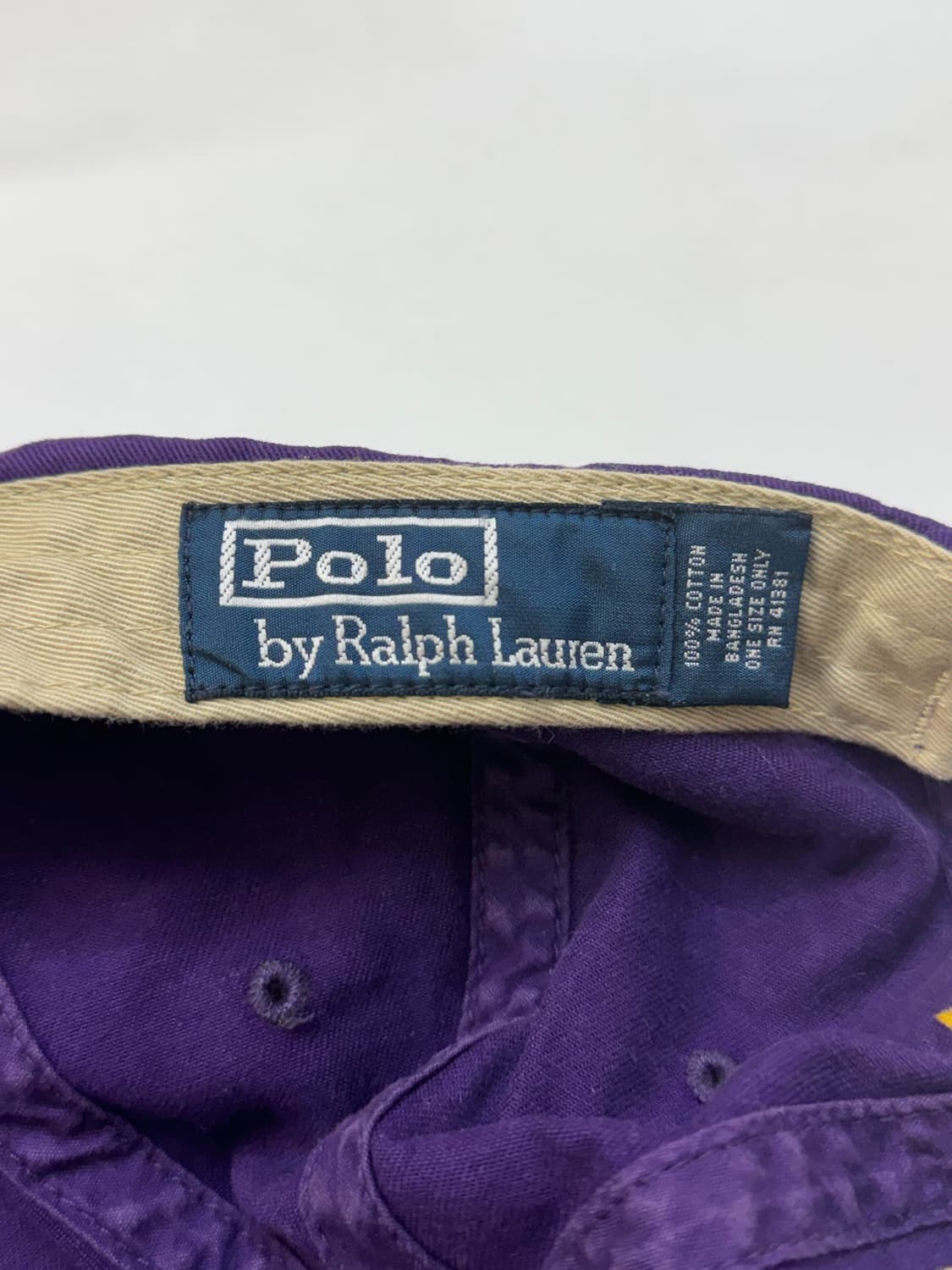 Polo 폴로 랄프로렌 퍼플 컬러 볼캡  상품이미지5