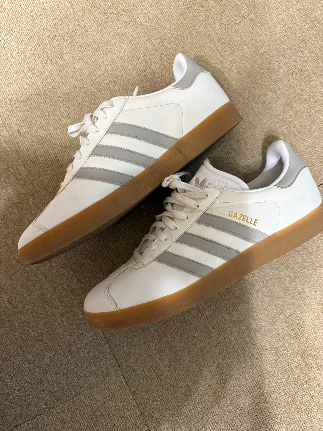 아디다스 가젤  화이트 그레이 깨끗  270 상품이미지1