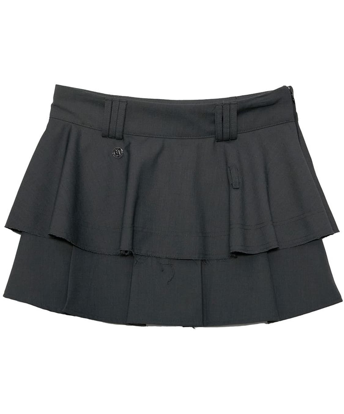 플레어업 치마 Layered Pleats Skirt 차콜 1사이즈 상품이미지4