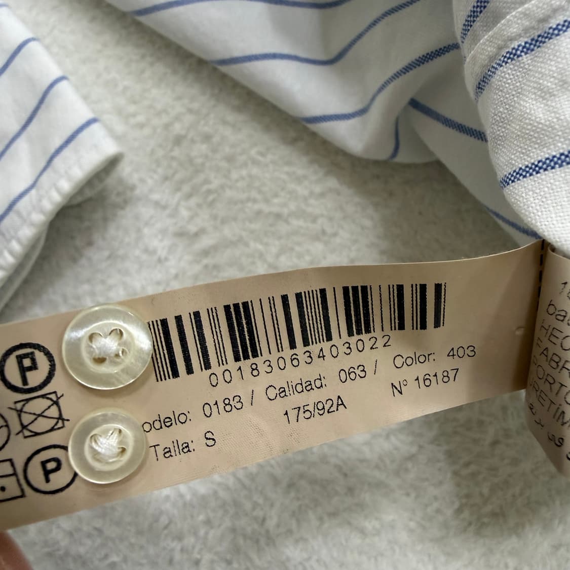 S 마시모두띠 스트라이프 셔츠 0319T 상품이미지4