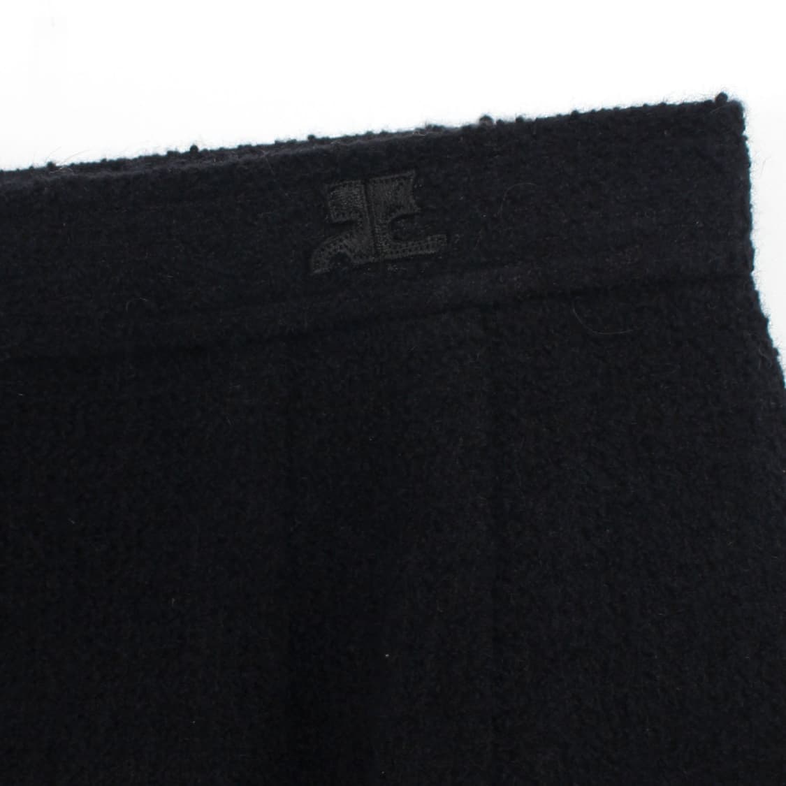 꾸레쥬 울 기본 베이직 미디 에이치라인 스커트 치마 상품이미지1