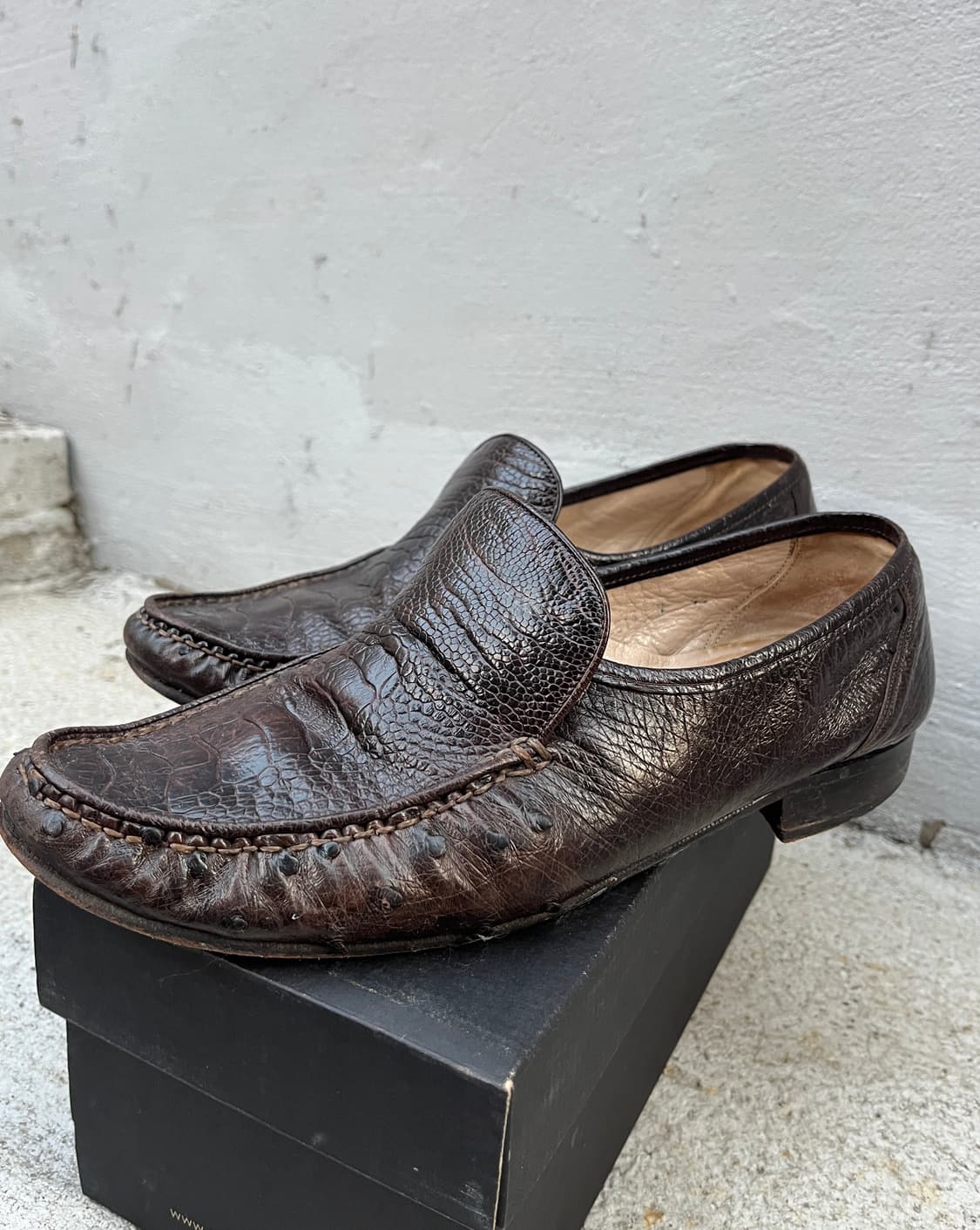 메즐란(mezlan)오스트리치 로퍼 상품이미지2