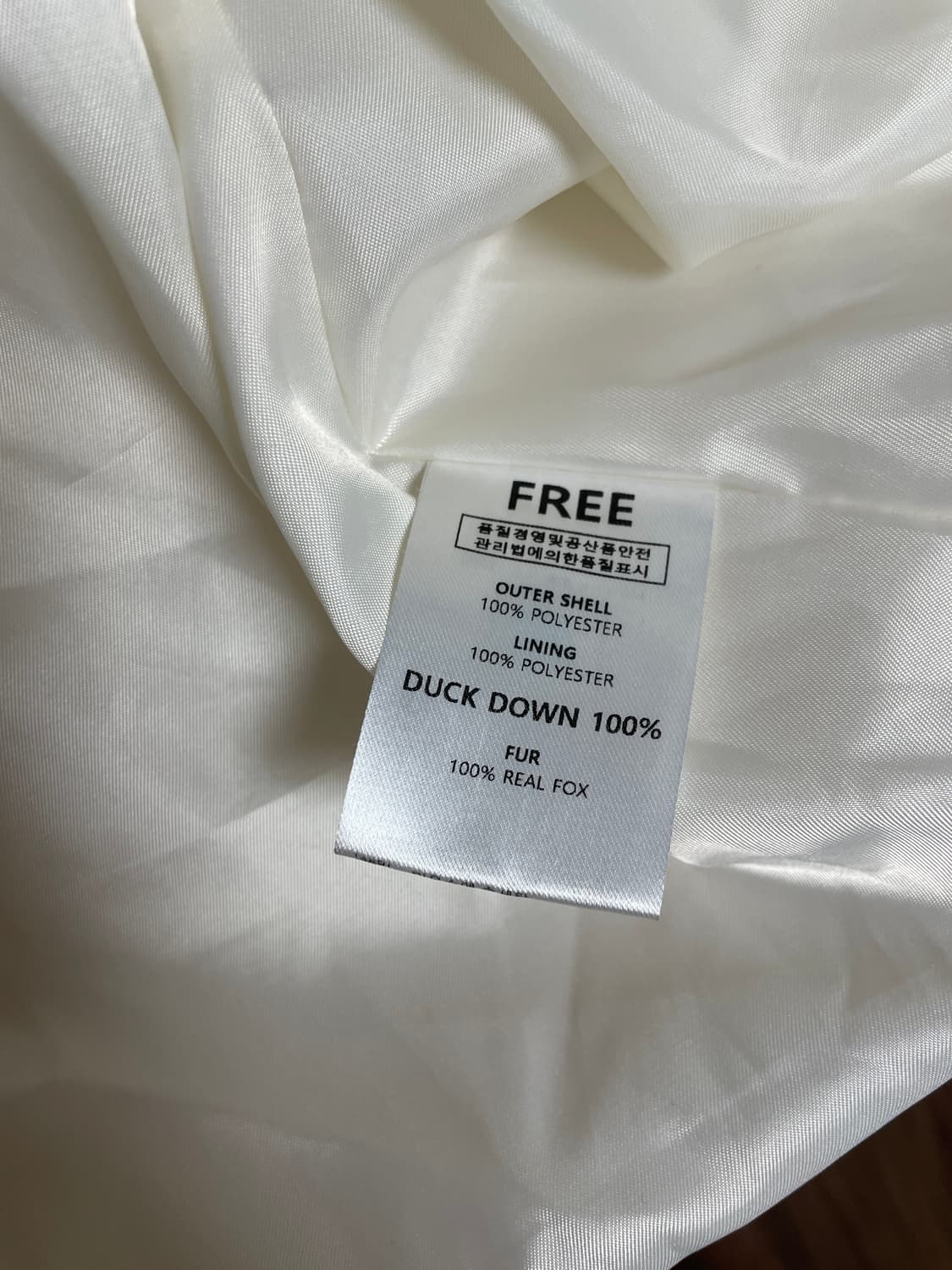 더블제이 덕다운 폭스퍼 패딩 상품이미지3