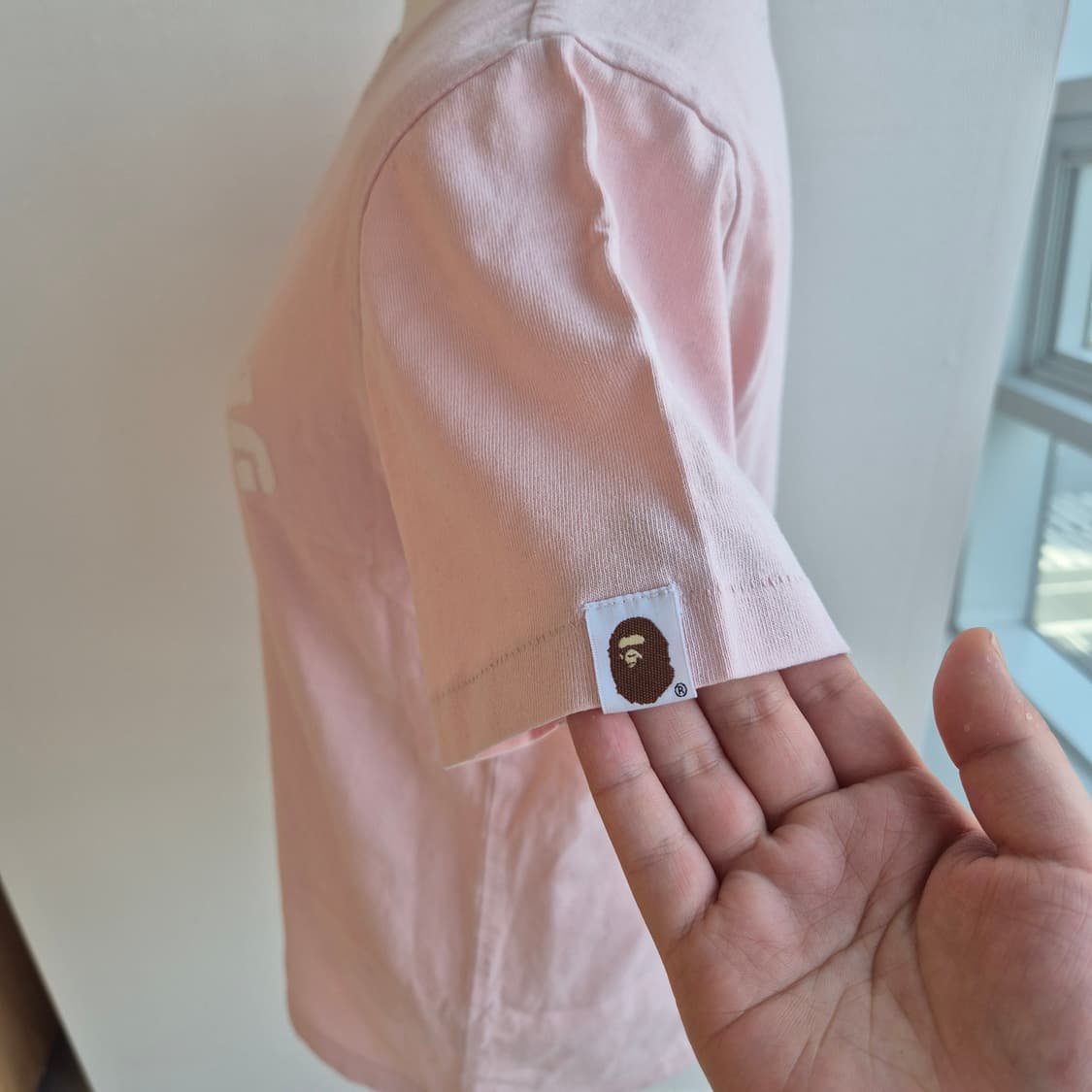 베이프 핑크 반팔 상품이미지3