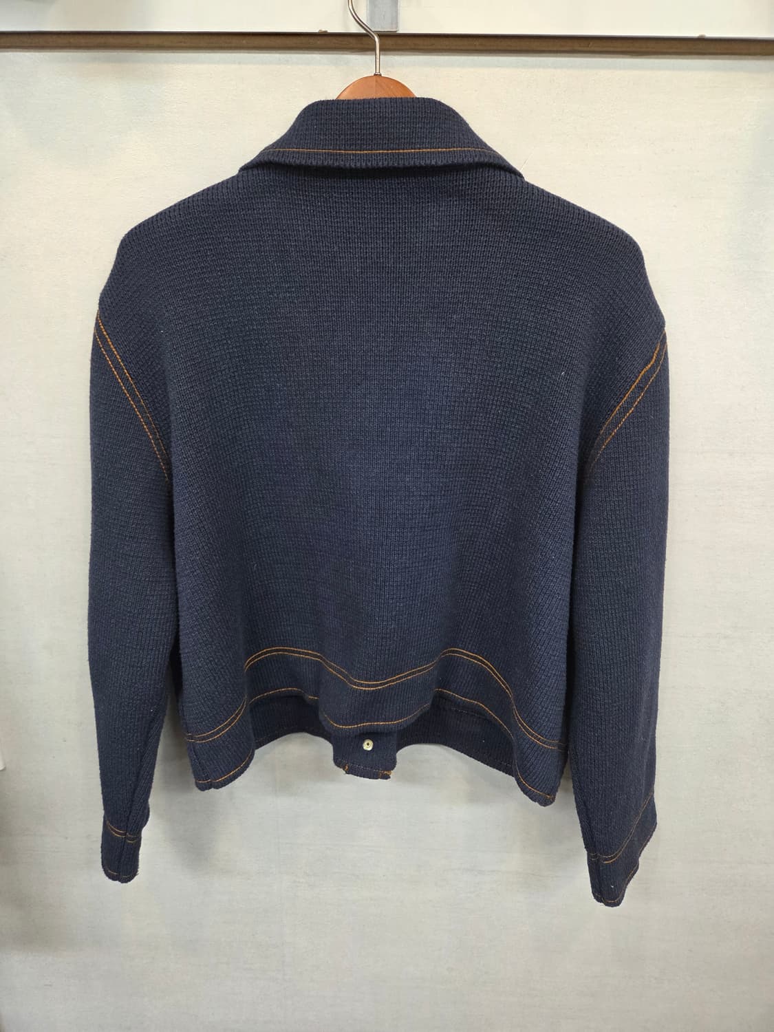 자라 여성 웨스턴 스냅버튼 스티치 니트 자켓 L 상품이미지2