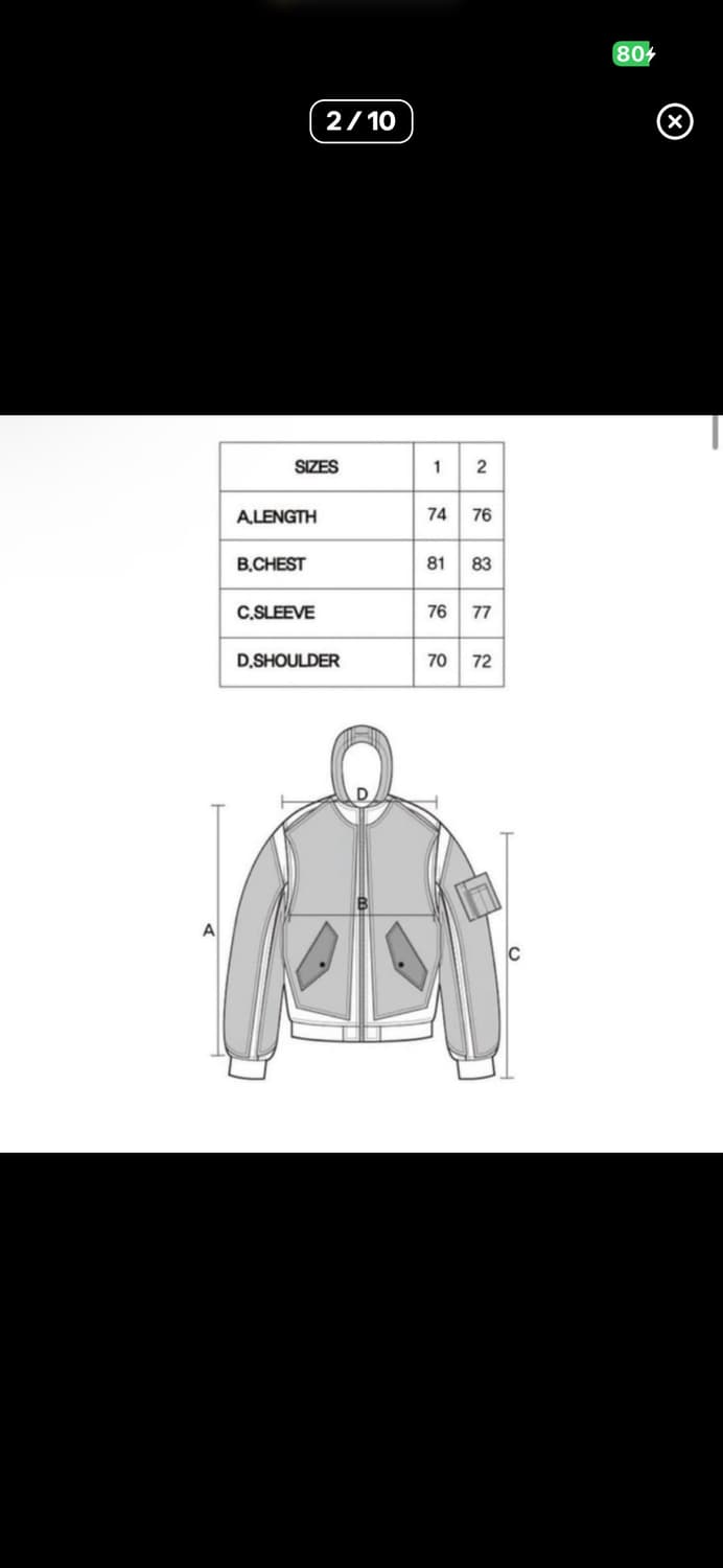 프로젝트 gr 리워크 봄버 1 사이즈 상품이미지9
