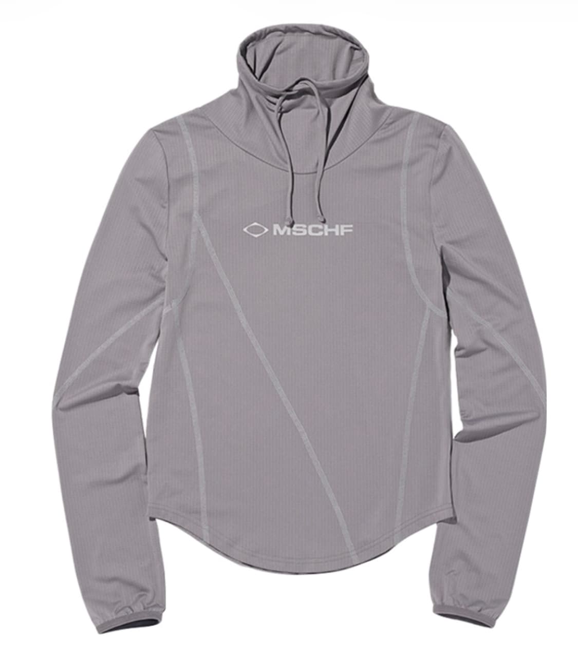 미스치프 드레이프드 터틀넥 탑 그레이 M 상품이미지1