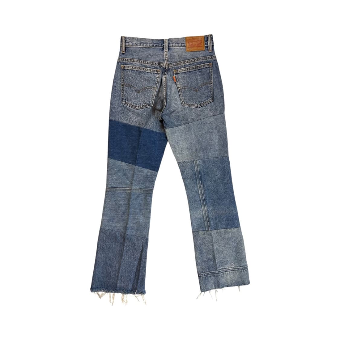 W-S) 리바이스 517 오렌지탭 리워크 패치워크 데님팬츠 BD-003 상품이미지2