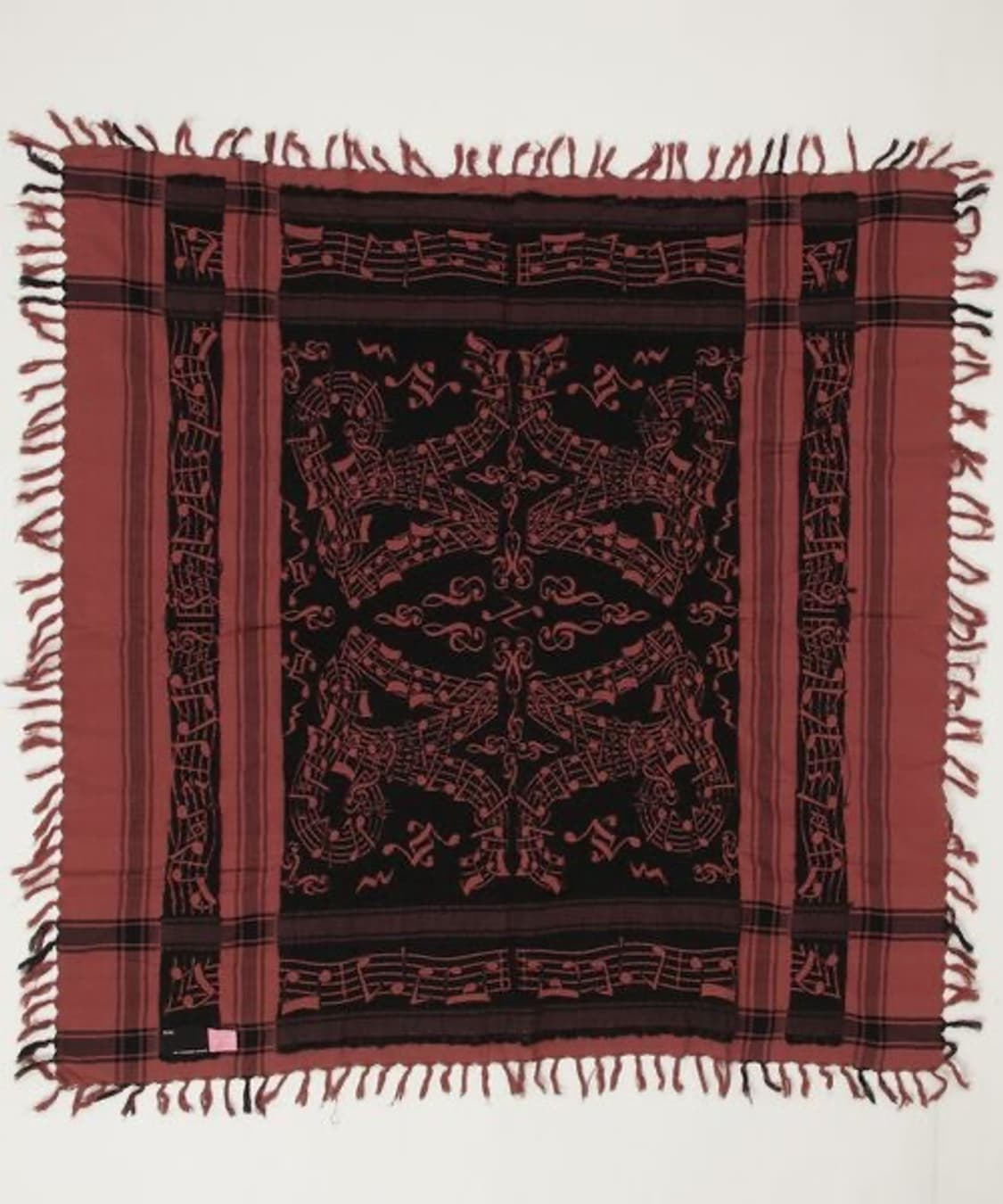 넘저나인 음표 패턴 프린지 스카프 상품이미지2