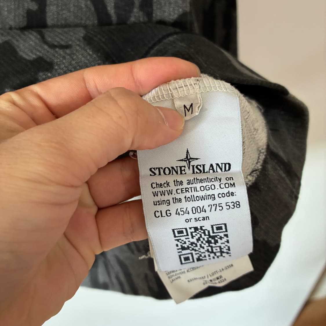 스톤아일랜드 카모 아노락 맨투맨 상품이미지5