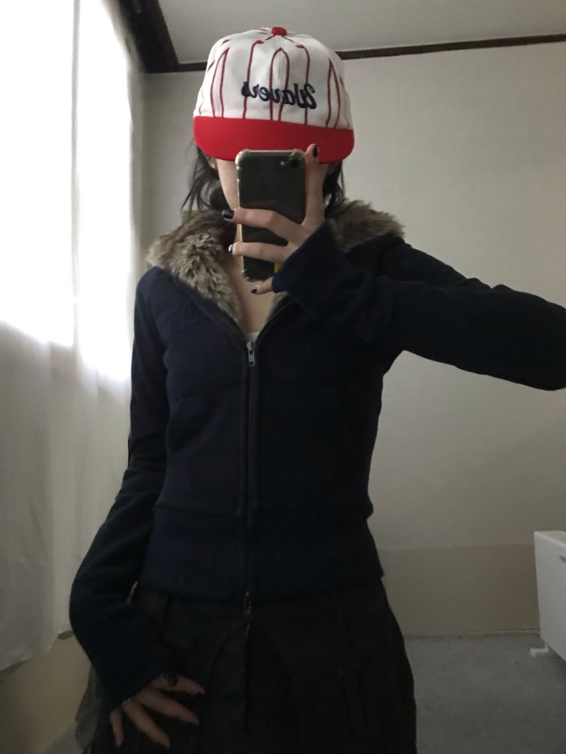 아베크롬비 네이비 투웨이 울프죠 후드집업 상품이미지2