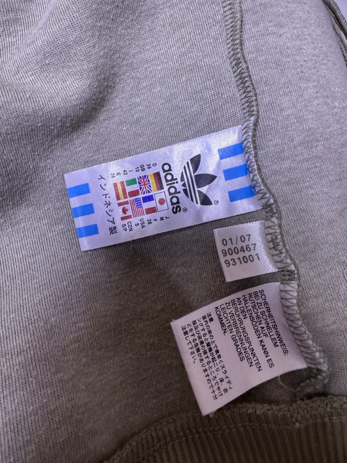 [95] 아디다스 카키 후드플락 져지 상품이미지3