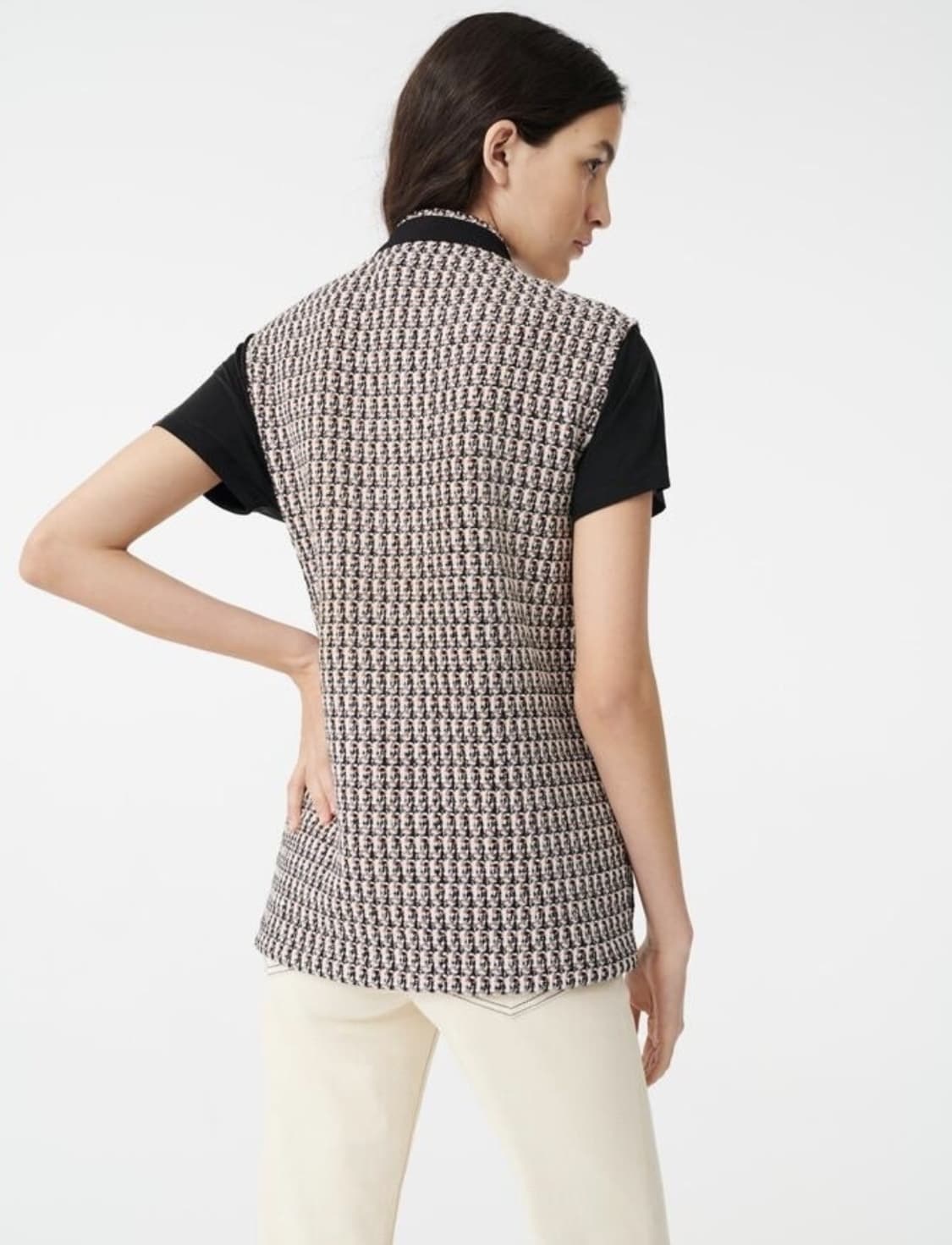 마쥬 maje 트위드 조끼 베스트 사이즈 36 상품이미지4