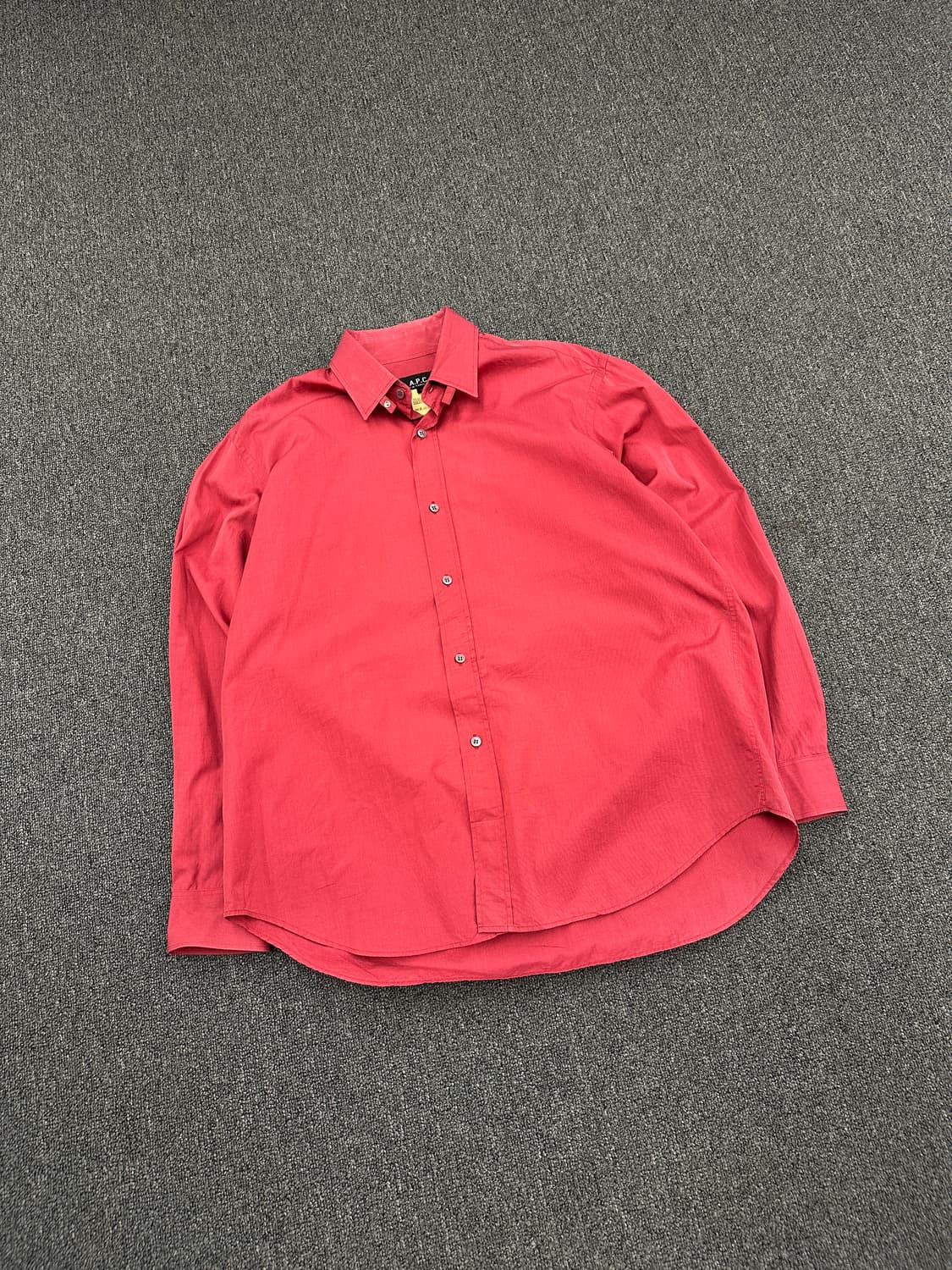 1) APC 아페쎄 실크 긴팔 셔츠 상품이미지2