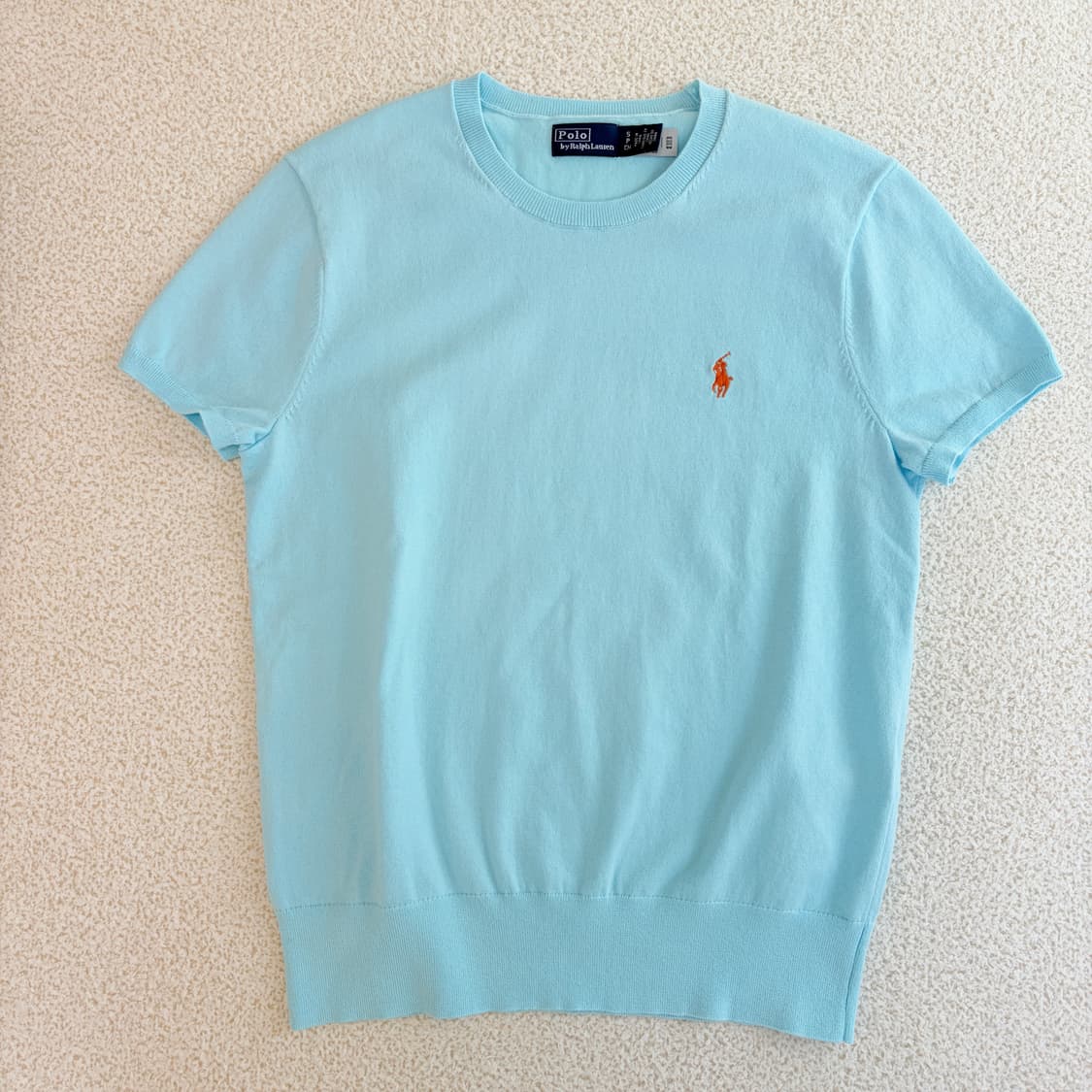 폴로랄프로렌 민트 숏 슬리브 크루넥 스웨터 상품이미지2