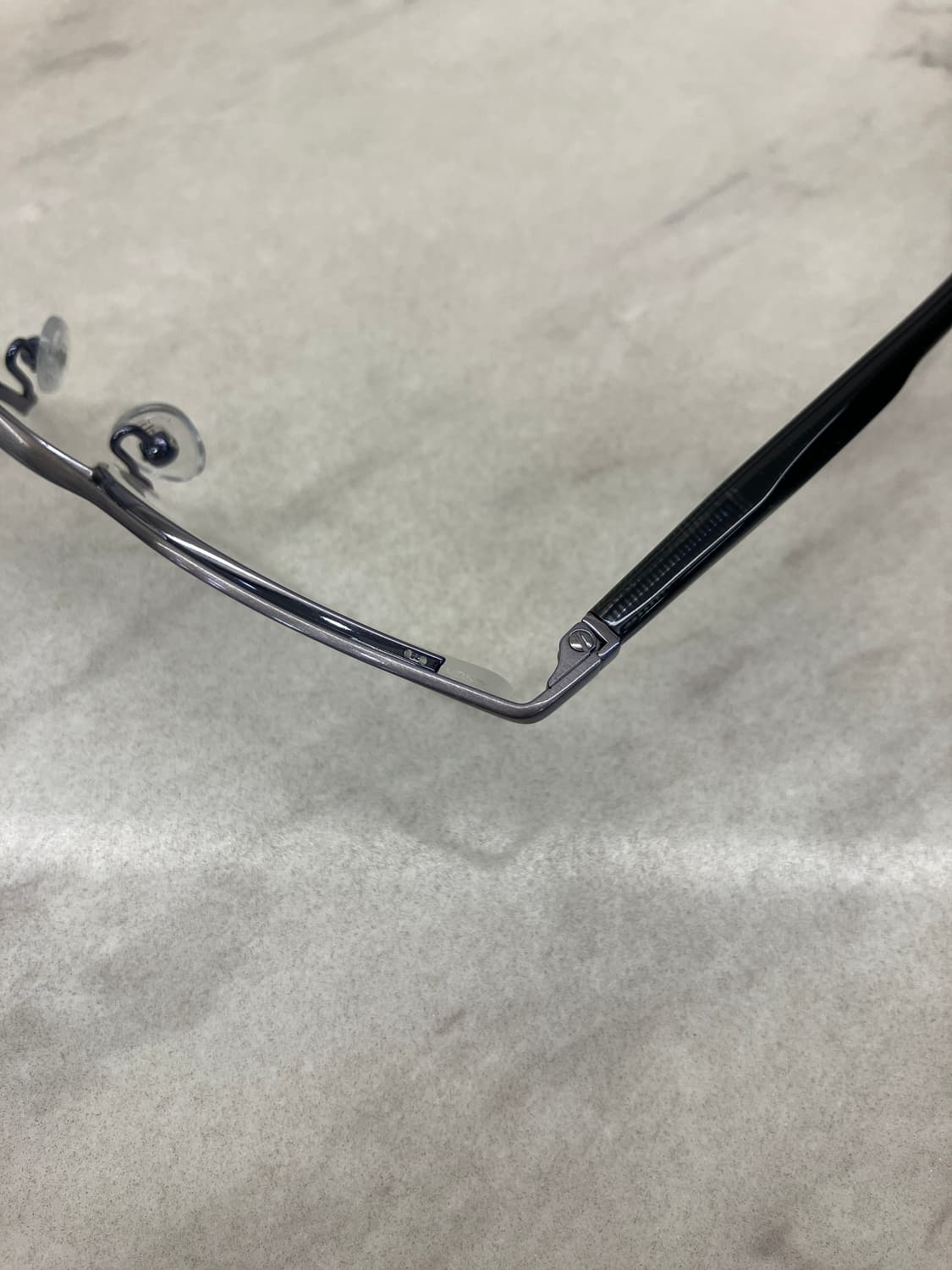 알랑 미끌리 Alain Mikli paris 실버 딥네이비 반무테 안경 상품이미지2