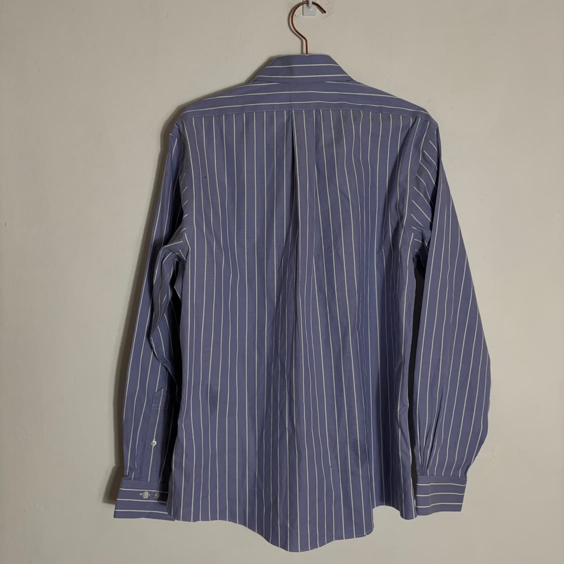 브룩스브라더스 리젠트 핏 퍼플 스트라이프 셔츠(M) 상품이미지2