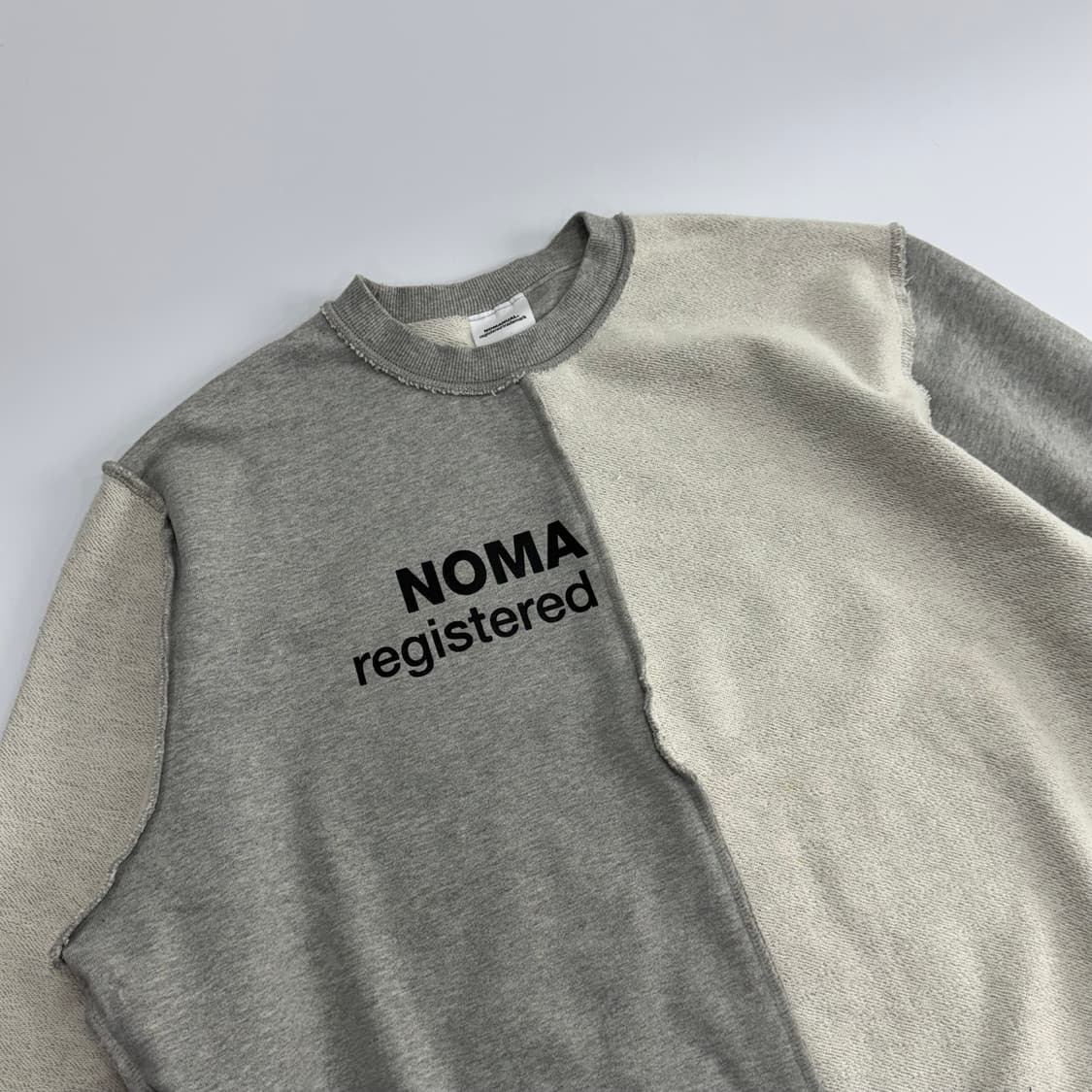 Nomanual 노메뉴얼 그레이 맨투맨  상품이미지4