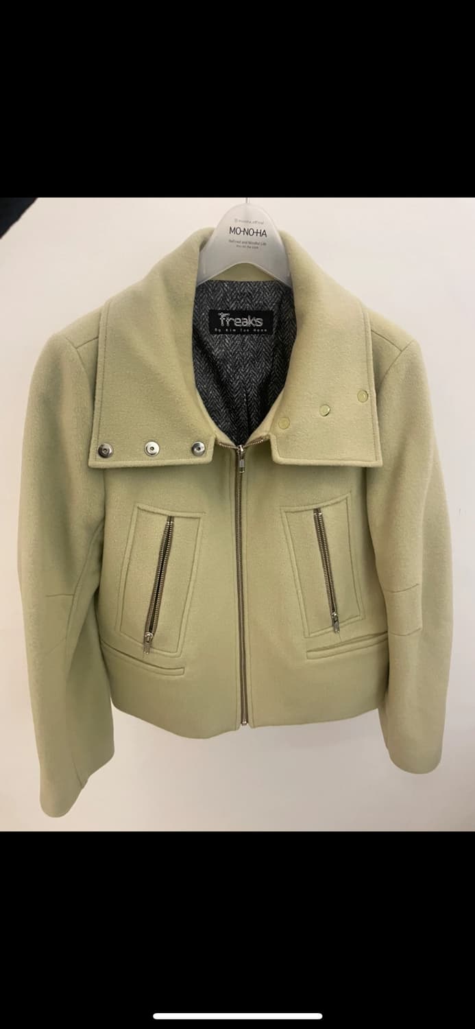FREAKS 올리브 울 하프자켓 상품이미지8