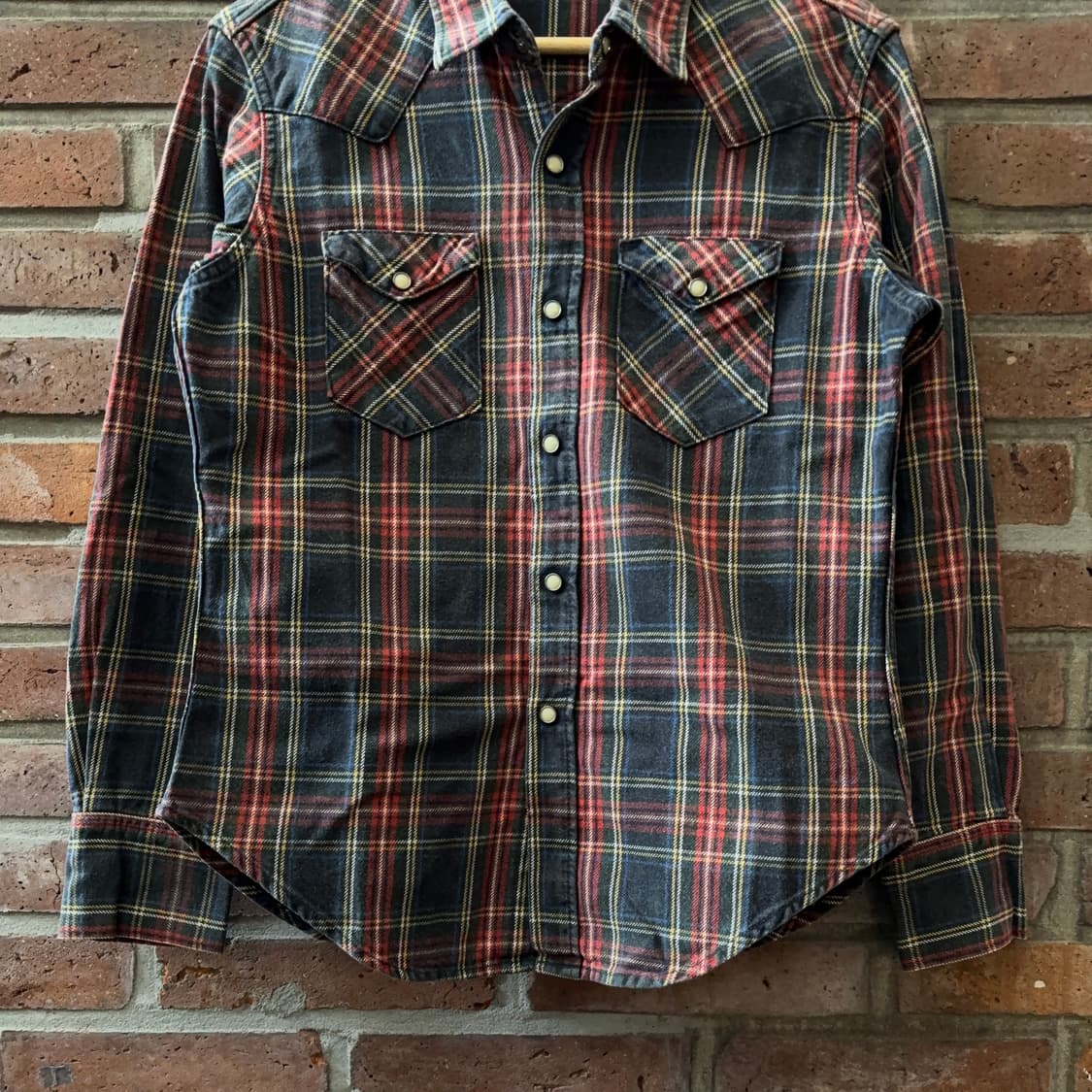 UES 헤비 브러시드 플란넬 웨스턴 셔츠 상품이미지5