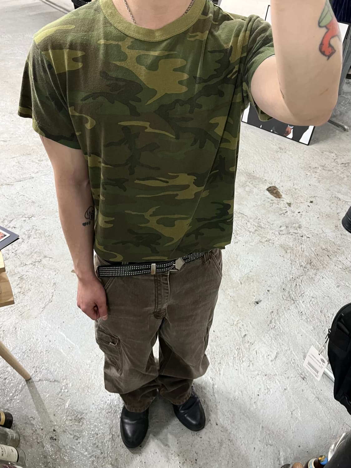 90s vtg camouflage tee 🇺🇸 상품이미지3