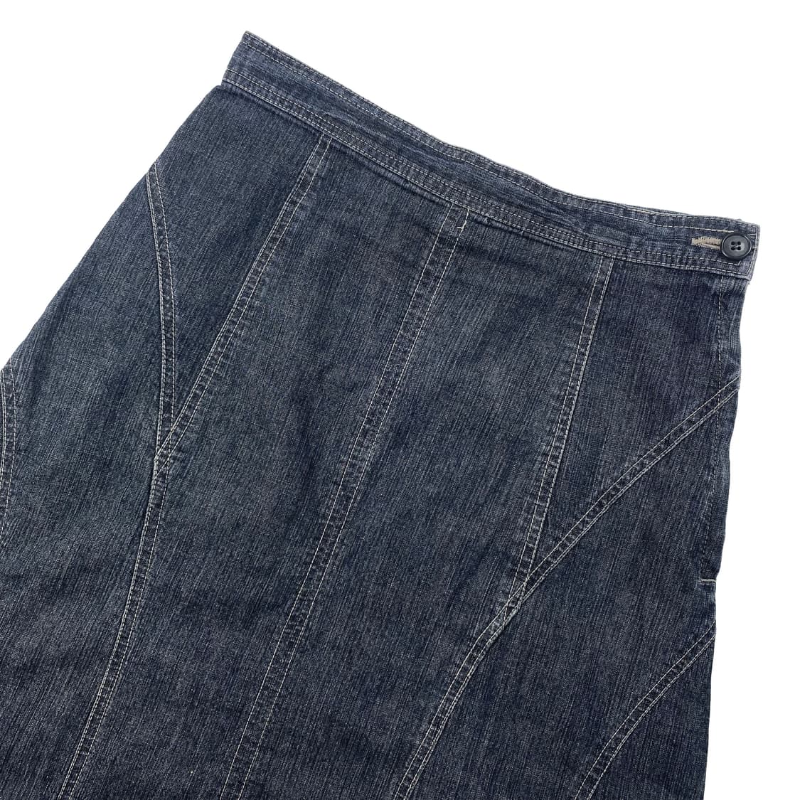 jpn 스티치 플레어 데님스커트 상품이미지2