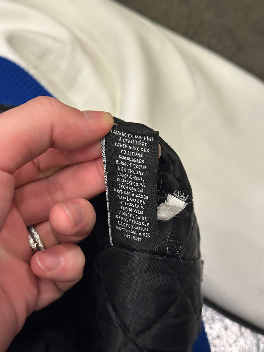 로쿠 스튜디오 Tear Drip 바시티자켓 XXL 상품이미지6