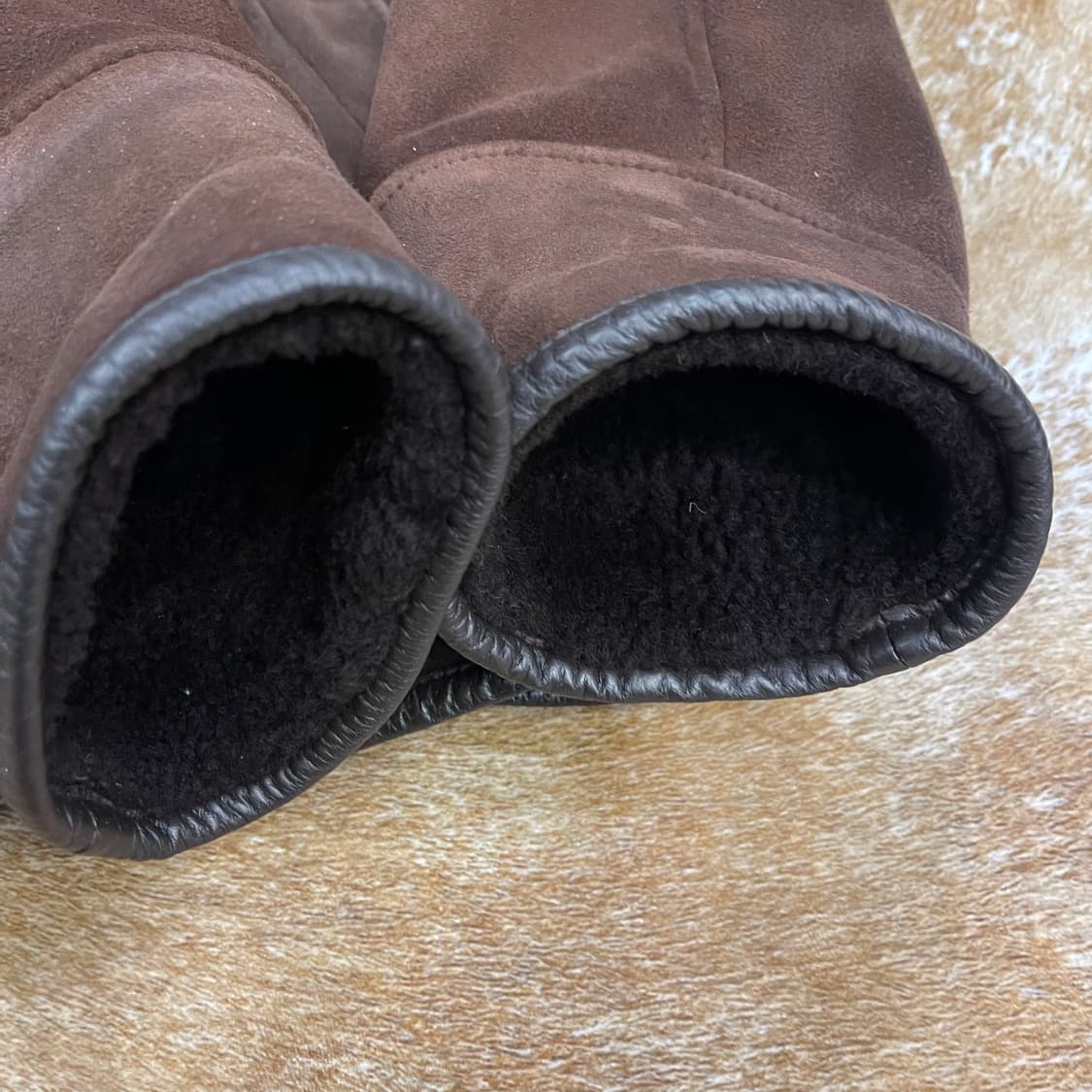 90's YSL 레더 무스탕 상품이미지4